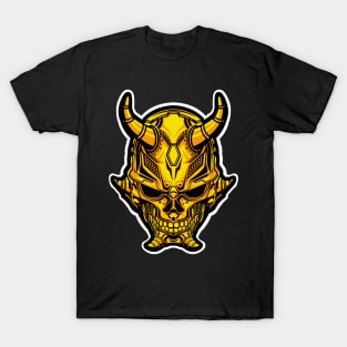 The golden skull god face T-Shirt